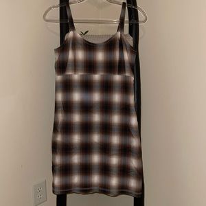 Hollister strappy plaid dress